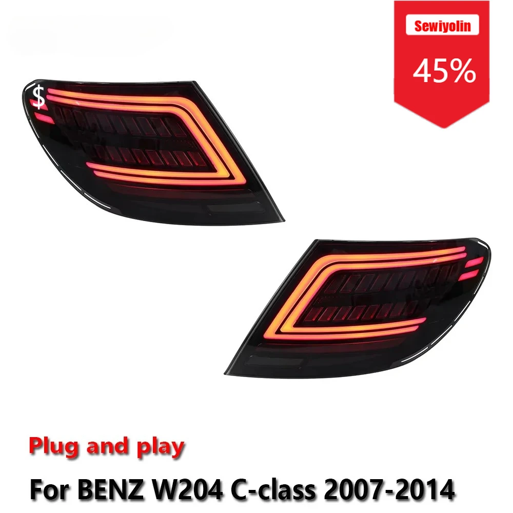 Sewiyolin luces traseras LED para Mercedes Benz W204 2007-2014