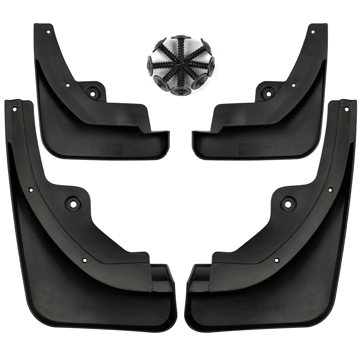 4 Uds guardabarros para Citroen C5 Aircross 2017 -en guardabarros protectores contra salpicaduras guardabarros 2018 2019 2020 OE/OEM # 1636054780 - imagen 2