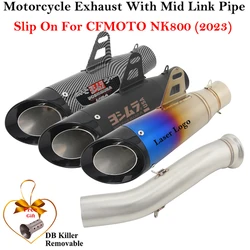 Silenciador de escape DB Killer para CFMOTO 800NK 2023 tubo intermedio