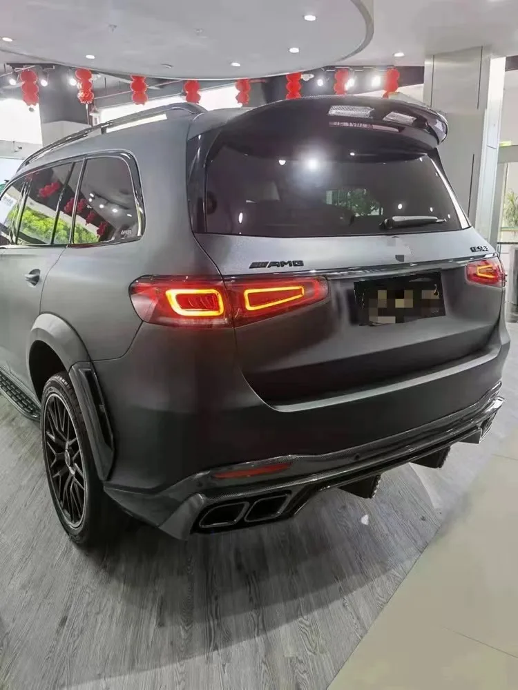 Kit carrocería fibra carbono para Mercedes GLS 63 X167 – alerón y difusor - imagen 4