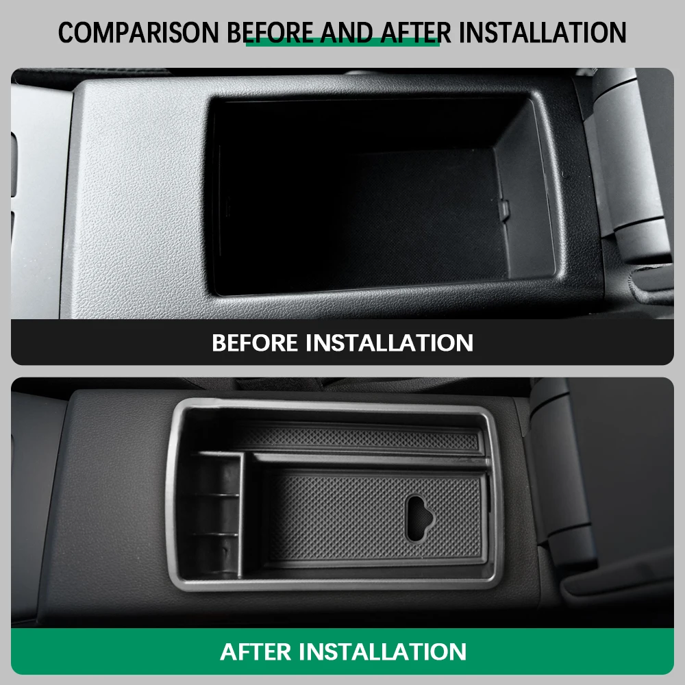 Organizador reposabrazos Audi A3 8V 2013-2019 - Consola central ABS - imagen 4