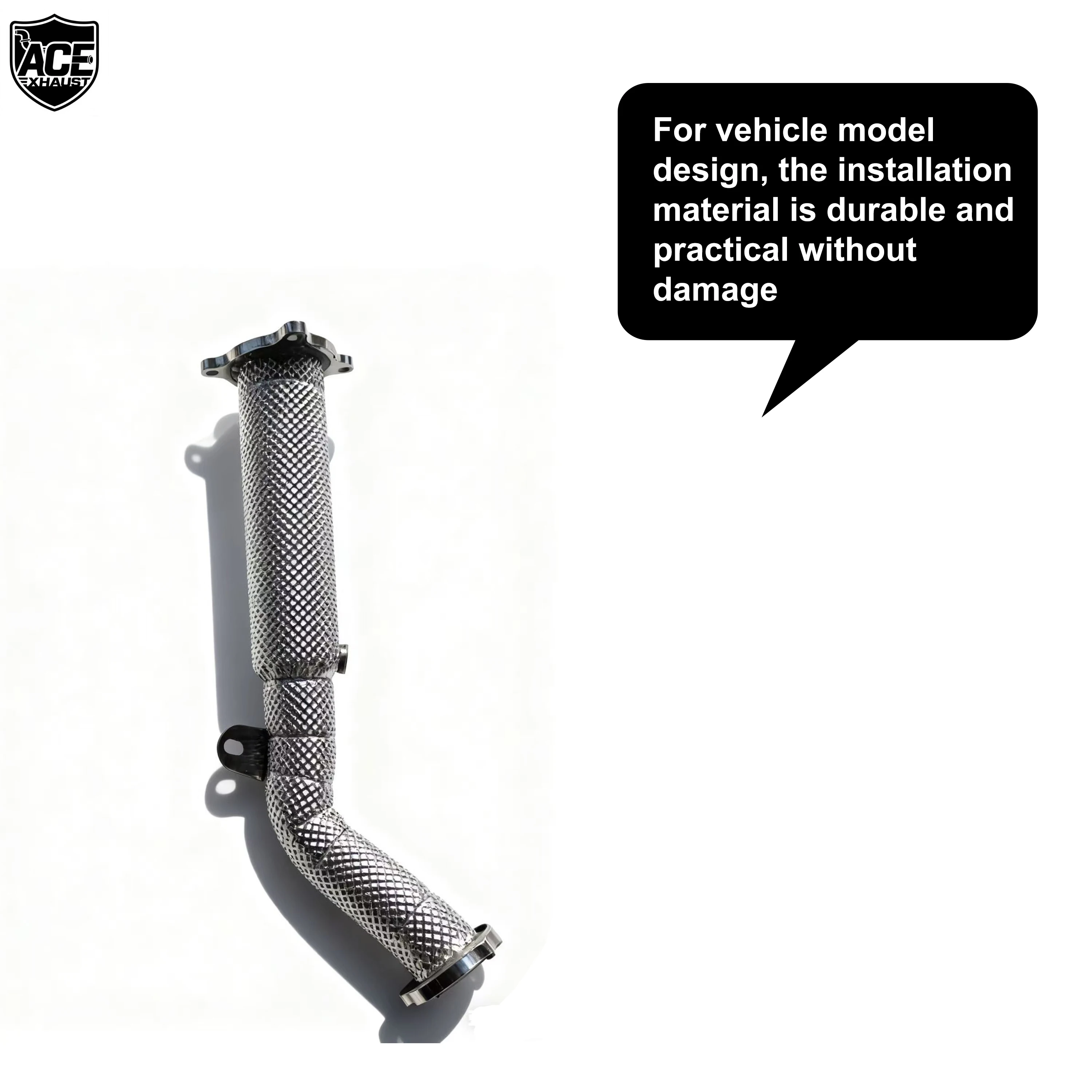 ACE Tubo de escape con catalizador SUS304 - Audi A4 A5 Q5 B8 2.0T - imagen 5