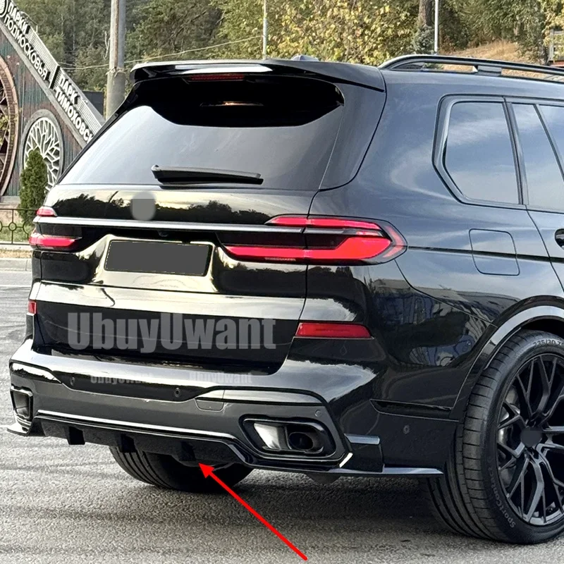 Difusor trasero BMW X7 M Sport 2019-2020 ABS aspecto fibra de carbono - imagen 5