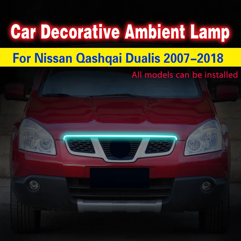 Tira LED para capó Nissan Qashqai y Dualis – luz diurna universal