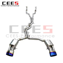 Catback CEES Valvetronic para Audi RS6 RS7 C8 4.0T 2019-2024