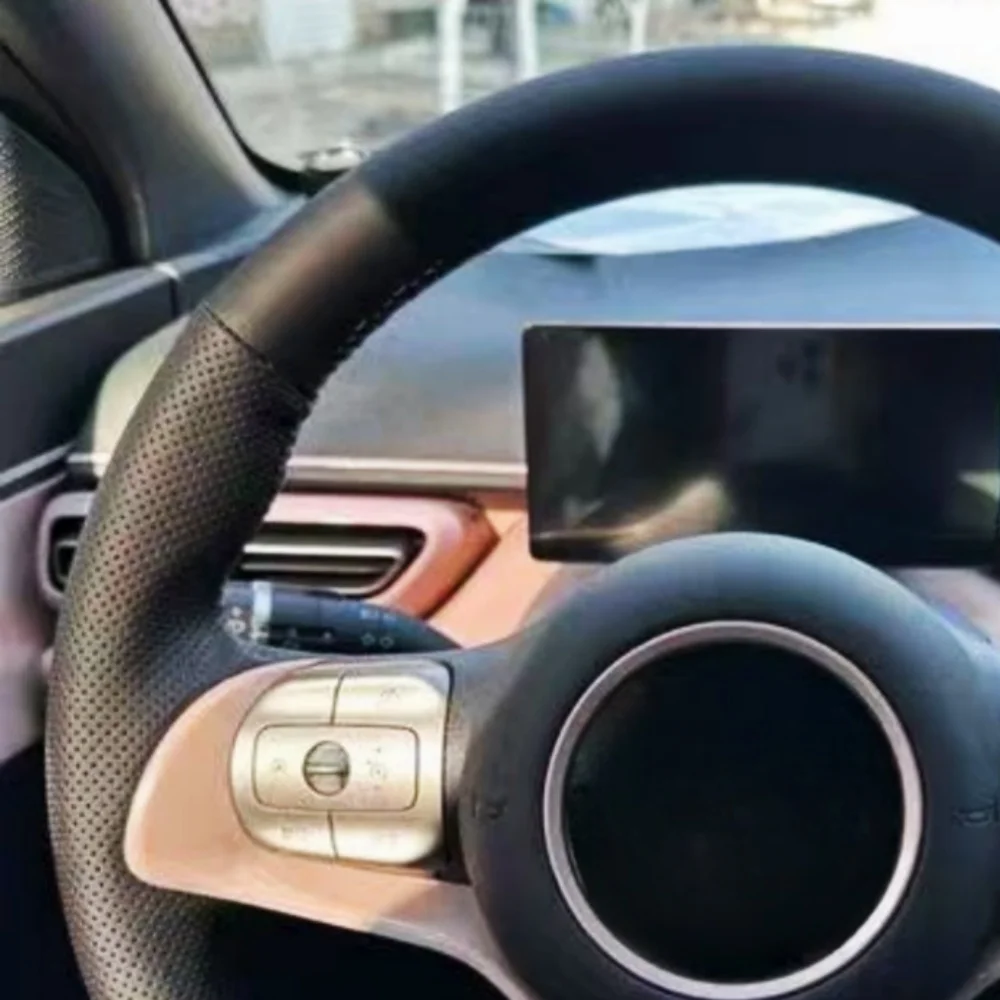 Funda Trenzada para Volante de Coche Personalizada, Suave, Apta para BYD Yuan Plus Dolphin 22-24-25 Atto 3 - imagen 2