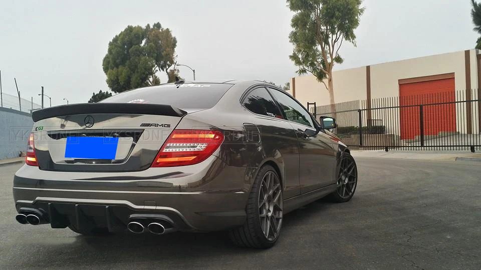 Alerón trasero de fibra de carbono Mercedes Clase C W204 Coupé - imagen 5