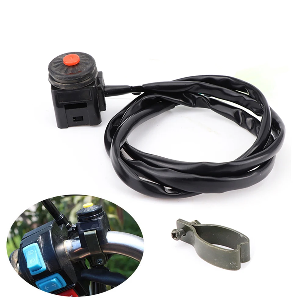 Interruptor de arranque y parada rojo de emergencia para moto y quad