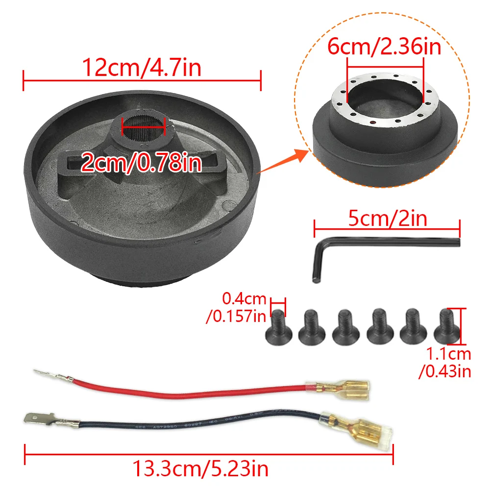 Adaptador de volante de liberación rápida para BMW E46, MOMO y OMP - imagen 3