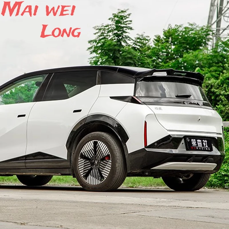 ABS para Zeekr X 2023 2024 ala trasera modelo MC alerón ala de viento fija ala trasera superior sin perforación zeekr x accesorios - imagen 2