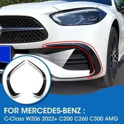 OEM Mercedes Clase C W206 AMG Splitter de parachoques 2022 original