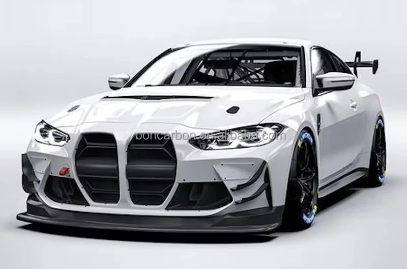 Parachoques delantero fibra de carbono GT4 para BMW G80 M3 G82 M4 - imagen 3