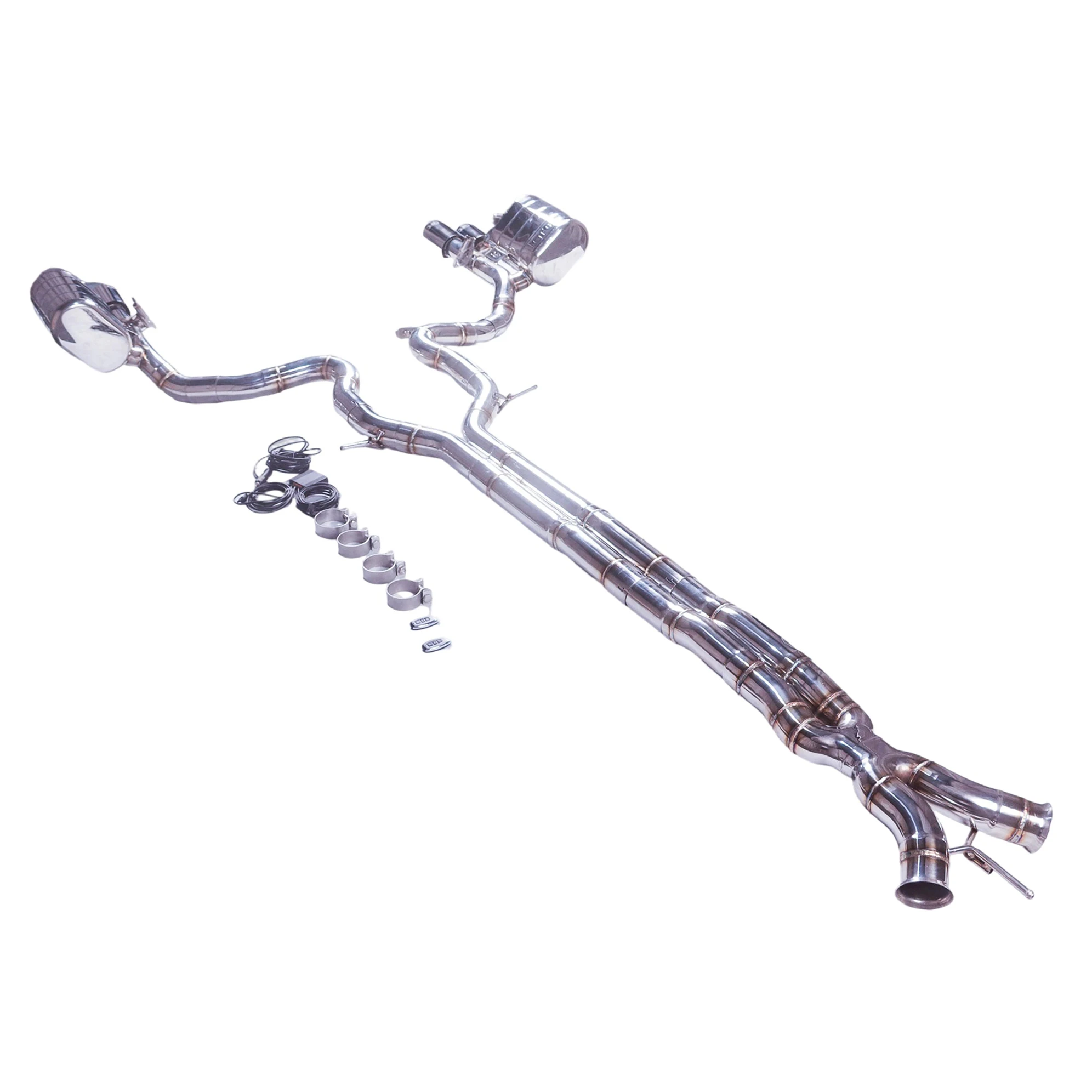 Silenciador de escape GFC catback para Porsche Paramera 2024-2025 976 2.9T, sistema de escape de válvula eléctrica para coche en acero inoxidable 304 - imagen 2