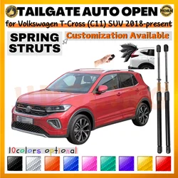 Puntales maletero con resorte para VW T-Cross C11 SUV 2018 en adelante