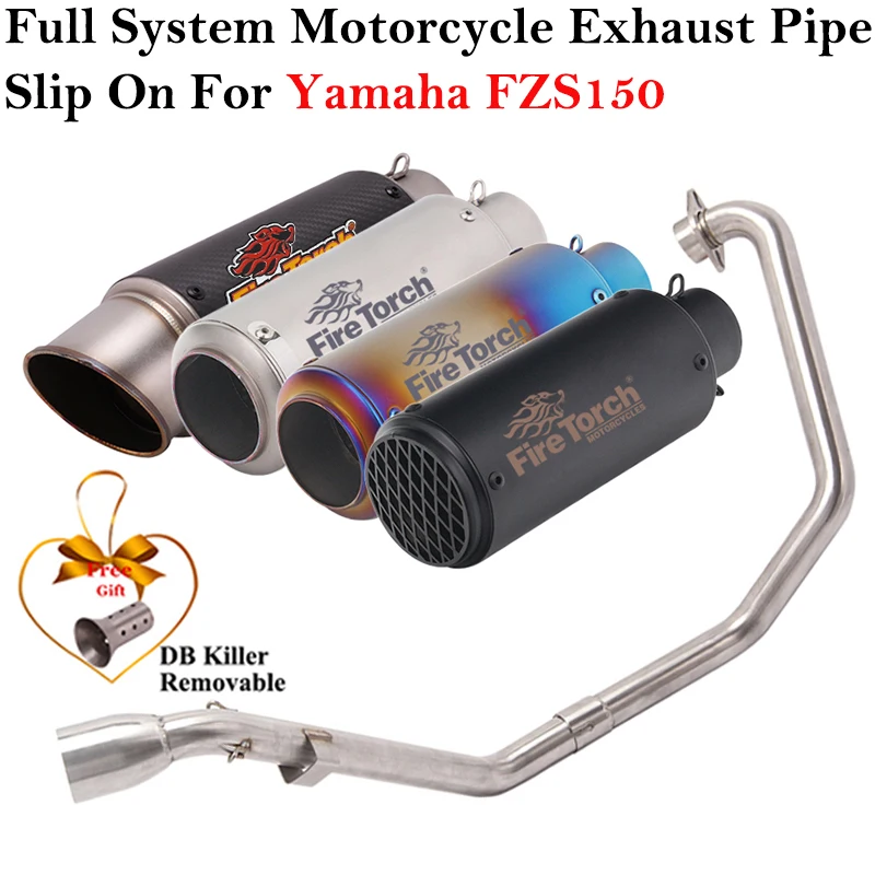 Silenciador escape fibra de carbono Yamaha FZS150 DB Killer