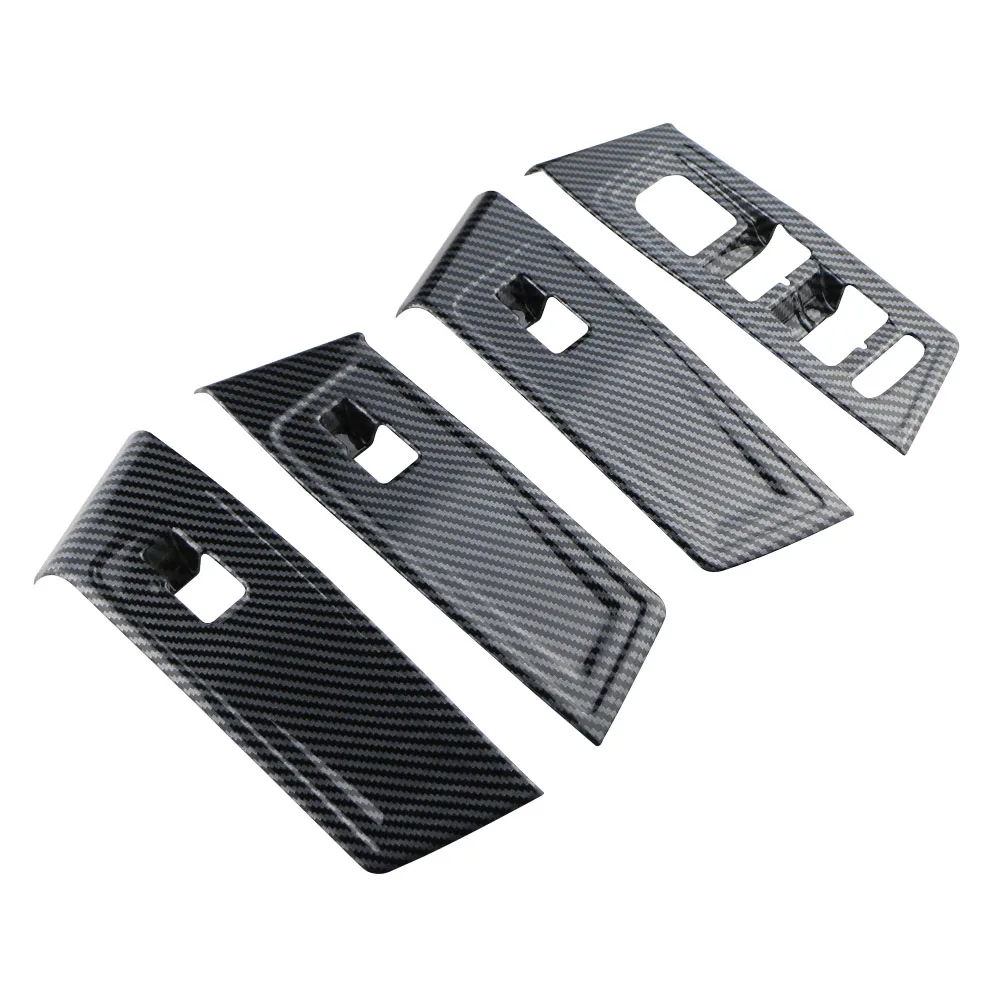 Pegatina para panel de elevalunas efecto carbono VW T-Roc 2018-2024 - imagen 2