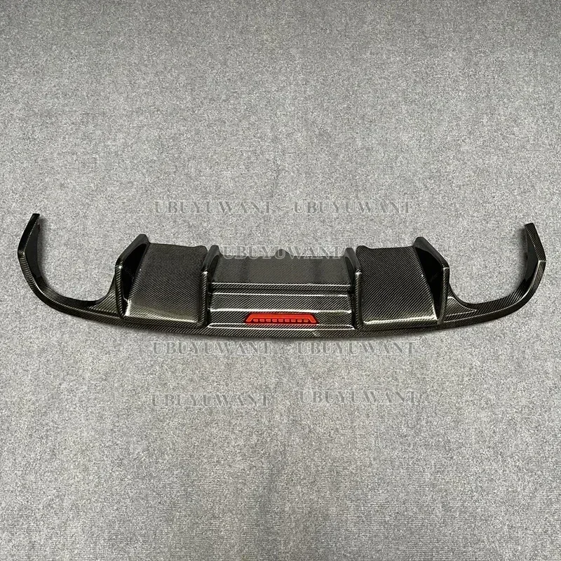 Protector de difusor trasero de fibra de carbono para Audi A4 S4