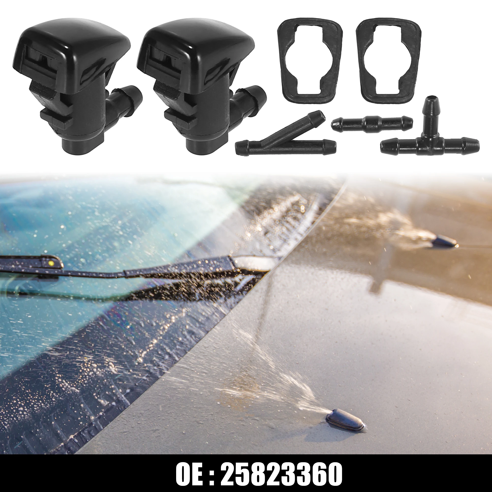 X Autohaux Boquillas lavaparabrisas – Chevrolet Traverse/GMC Acadia