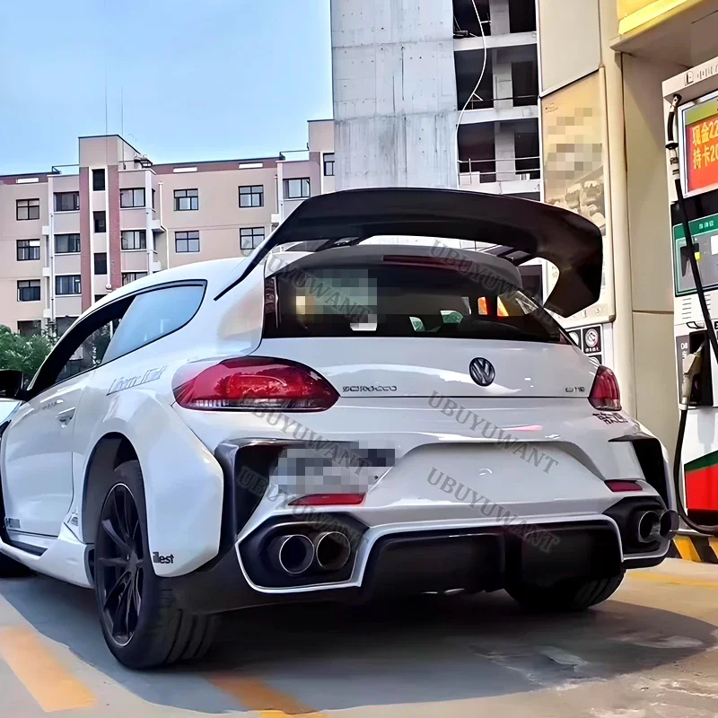 Alerón trasero negro brillante para Volkswagen Scirocco 2010 - imagen 4
