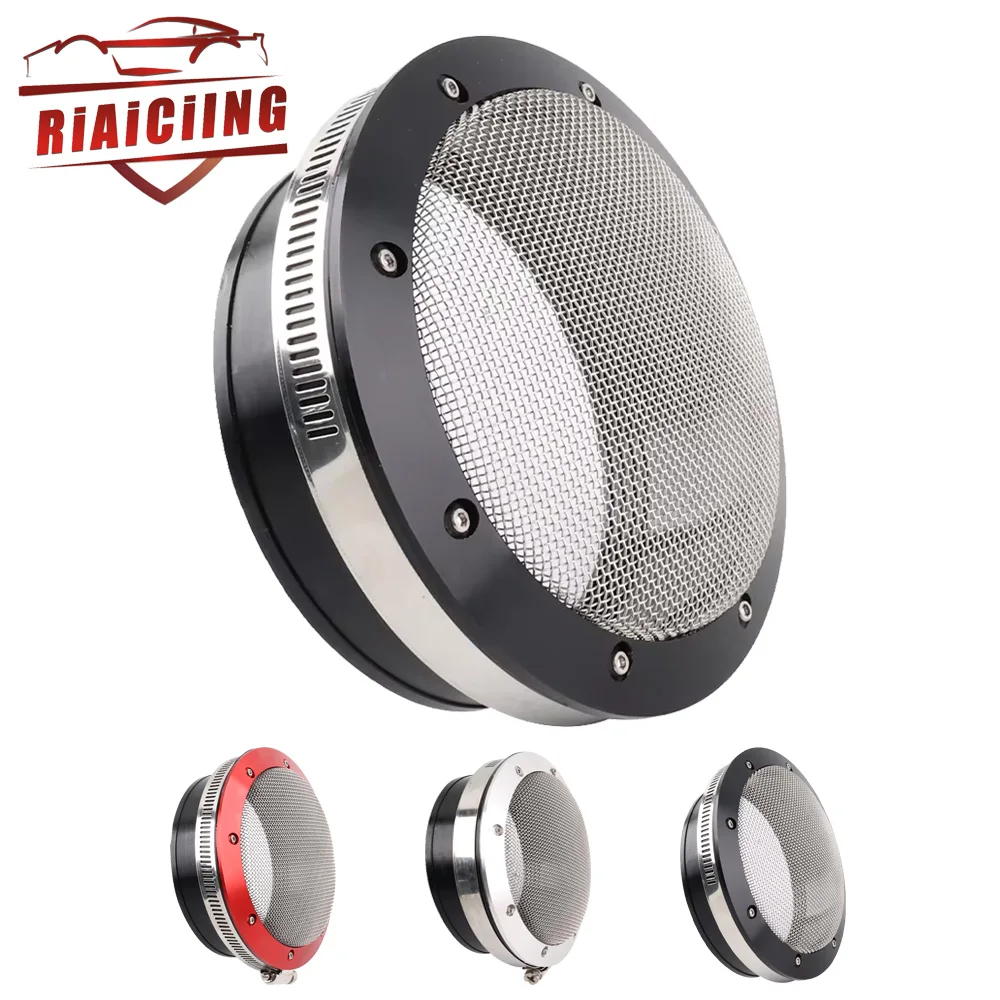 Filtro turbo esférico negro de acero inoxidable para admisión de aire