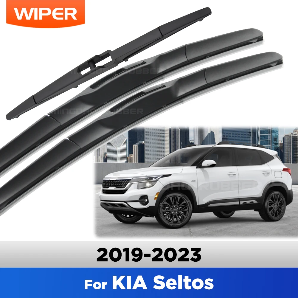 Kia Seltos limpiaparabrisas delantero y trasero (2019-2023)