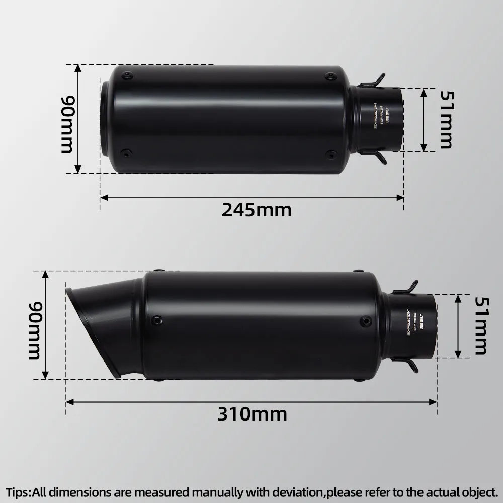 Escape slip-on CFMOTO 450SS 450SR silenciador deportivo moto tuning - imagen 4