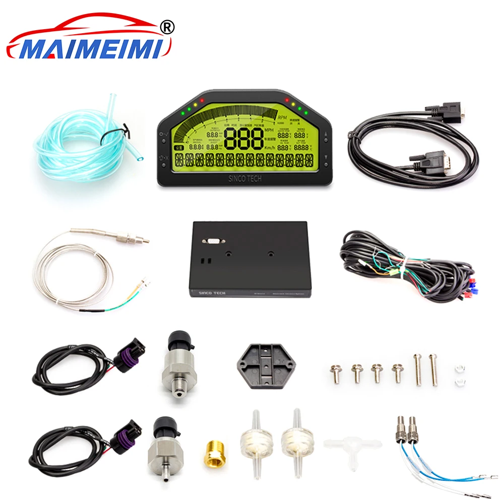 DO908 Pantalla LCD Rally 9-en-1 impermeable para cuadro de carreras