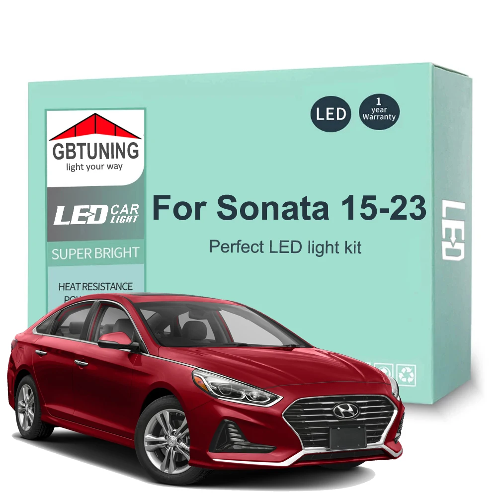 Kit de bombillas LED interiores CANBUS para Hyundai Sonata LF 2015-2023