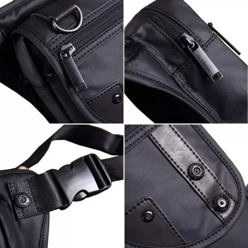 Riñonera impermeable nailon para motociclismo – bolsa muslo - imagen 4