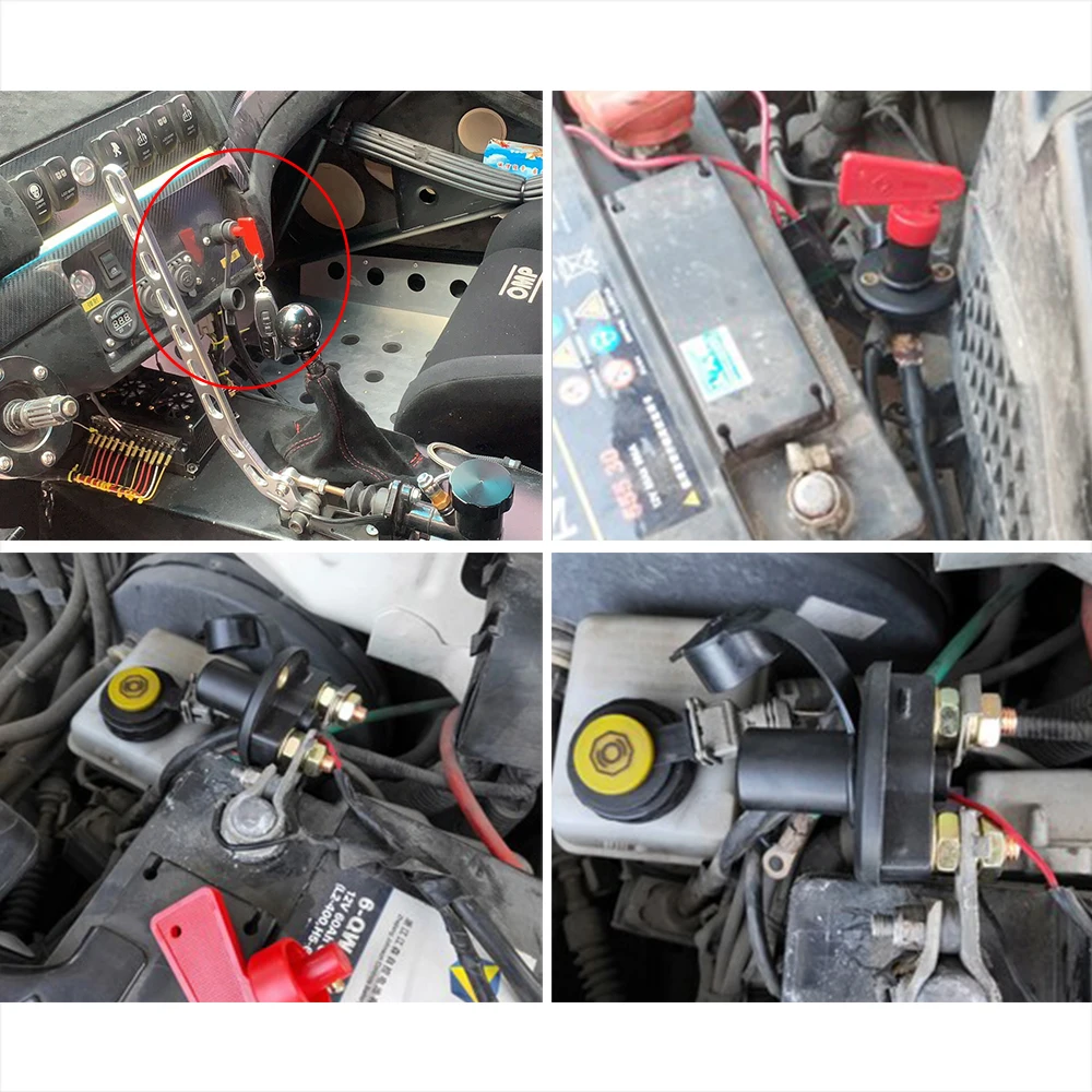 Desconectador de batería 300 A 12/24 V para coche, camión y barco - imagen 5
