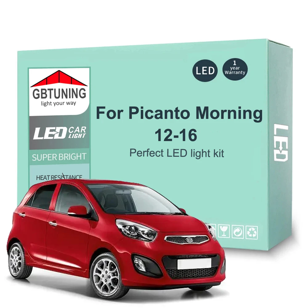 Bombillas LED interior Canbus para Kia Picanto Morning 2012-2016