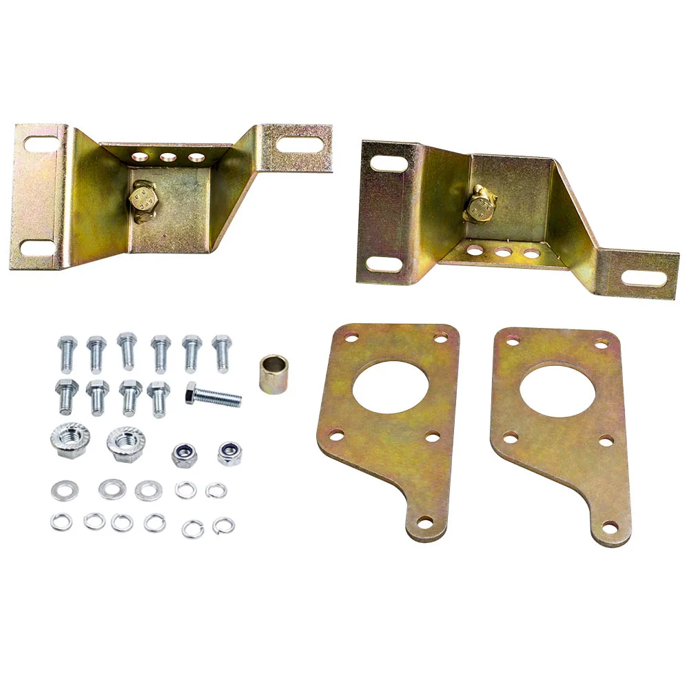 Placas adaptadoras LS para Mustang 1979-2004 con soportes sólidos - imagen 3