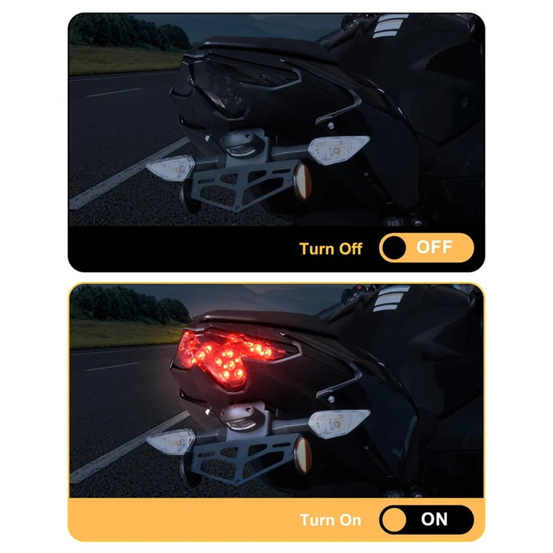 Luz de freno LED integrada – Kawasaki Ninja 500 EX500 2024-2025 - imagen 4
