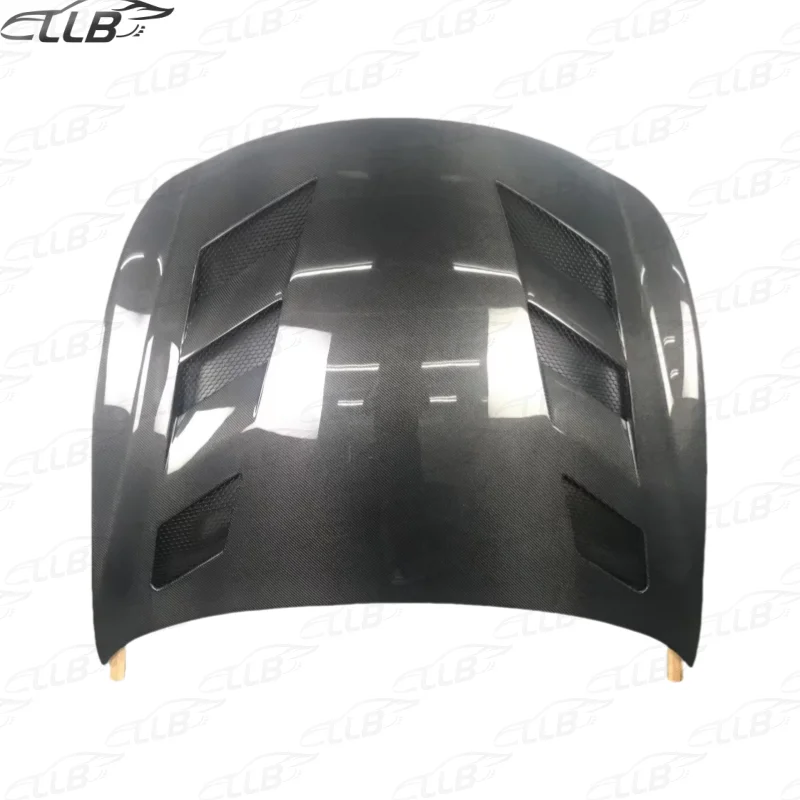 Para Infiniti G37 G37X G37S piezas de sedán de 4 puertas capó de motor delantero de fibra de carbono capó ventilado - imagen 2