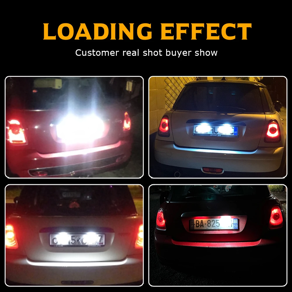 Bombillas LED matrícula Mini Cooper R56-R59 6000K - imagen 3