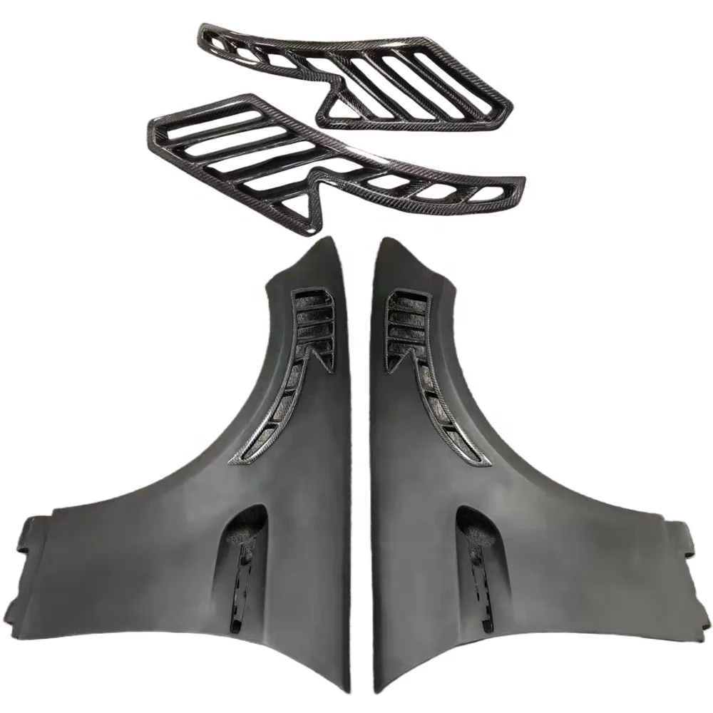Detalle de las rejillas de ventilación delanteras para guardabarros