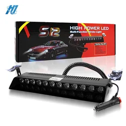 Baliza LED Estroboscópica 12LEDs con Ventosa – Luz Aviso Coche