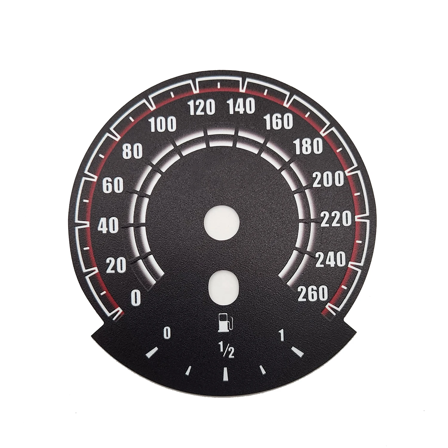 Cara de calibre 260km pegatinas de cubierta de tablero pegatina embellecedora de Panel de instrumentos para BMW E84 E87 E60 E90 E70 - imagen 3