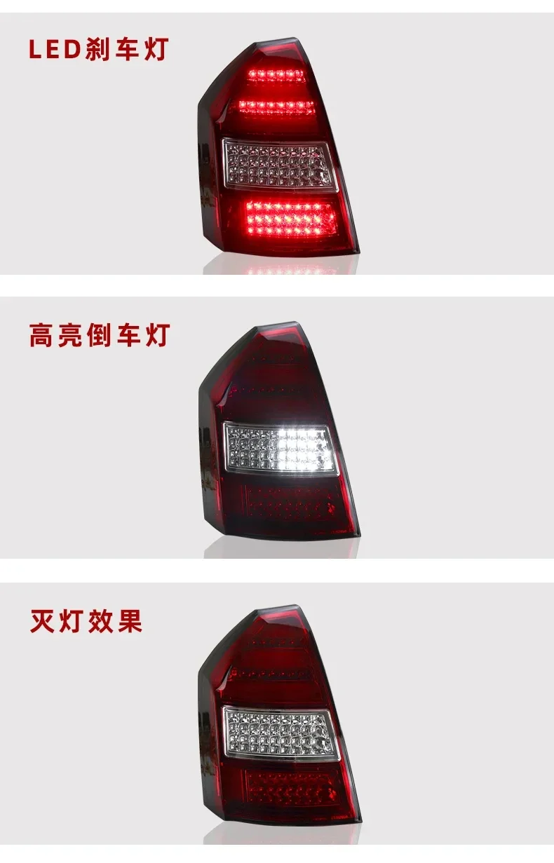 Vista general del conjunto de luz trasera LED DRL