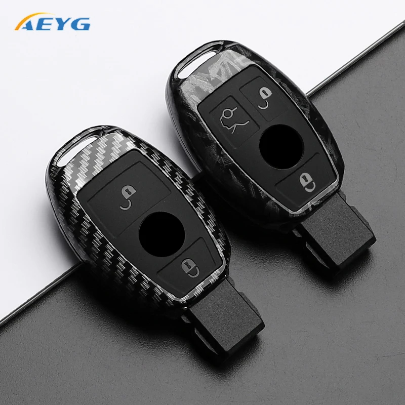Funda de llave Mercedes-Benz en ABS de fibra de carbono – CLA