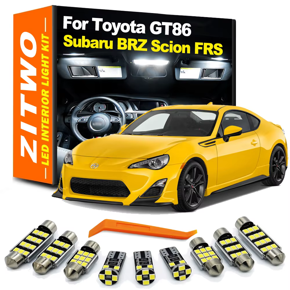 Kit bombillas LED Canbus ZITWO interior – Toyota 86/GT86, Subaru BRZ 2013-2020