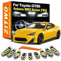 Kit bombillas LED Canbus ZITWO interior – Toyota 86/GT86, Subaru BRZ 2013-2020