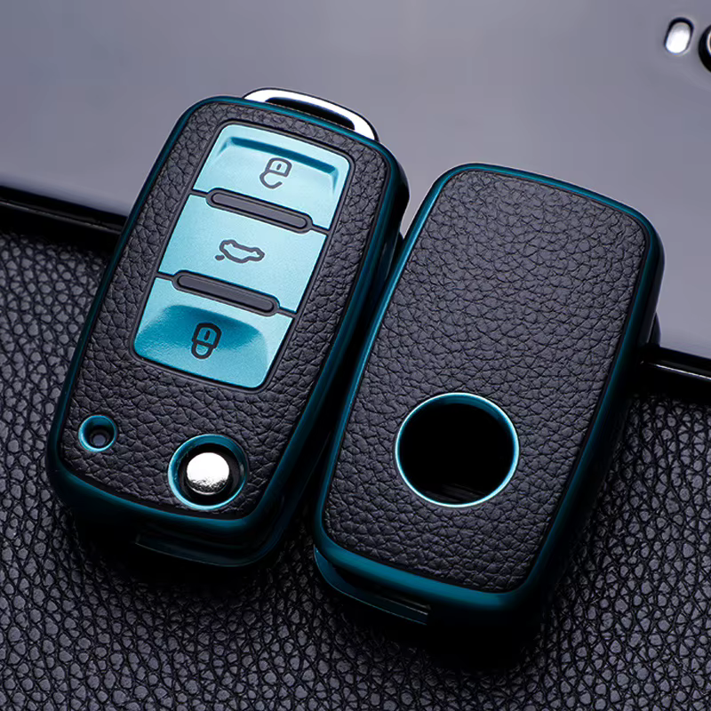 Funda de cuero para llave Volkswagen Golf, Polo y Passat - imagen 3