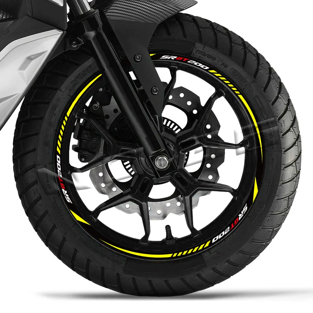 Pegatina reflectante para llanta de Aprilia SR GT 200