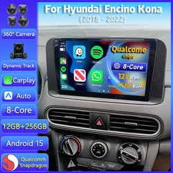 Autoradio 2DIN Android Carplay WiFi – Hyundai Kona Encino 2018-2022