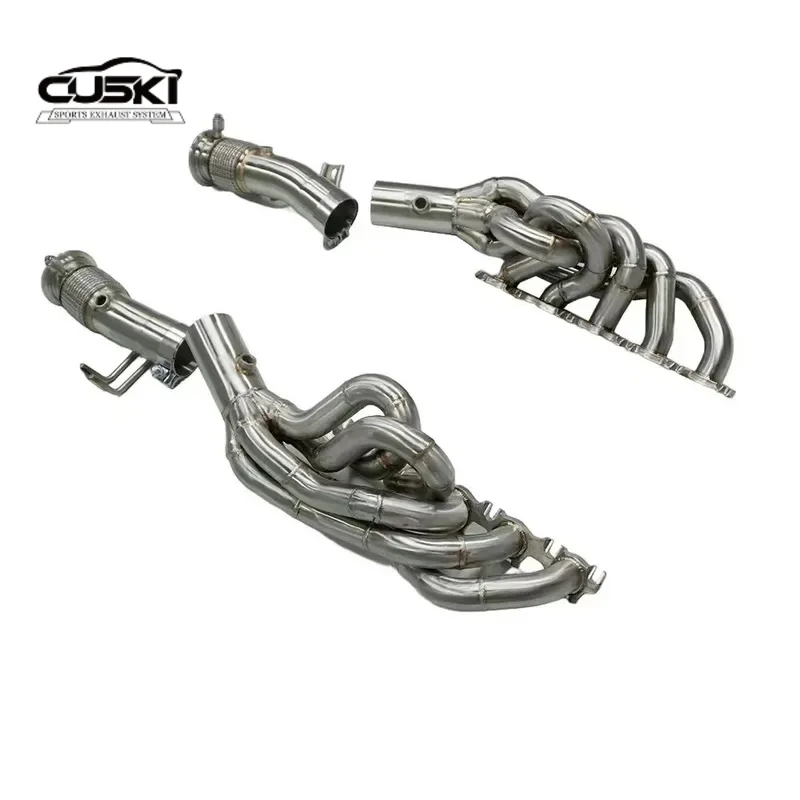 Bajante de escape racing inoxidable para Audi R8 5.2 V10 - imagen 3