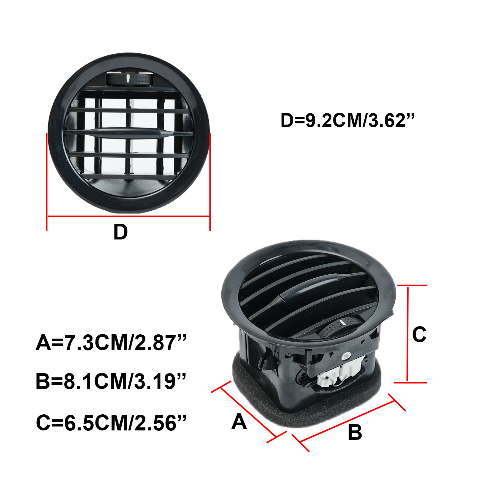 Boquilla rejilla ventilación Opel Adam Corsa D 2012-2019 OEM 13417363 - imagen 3