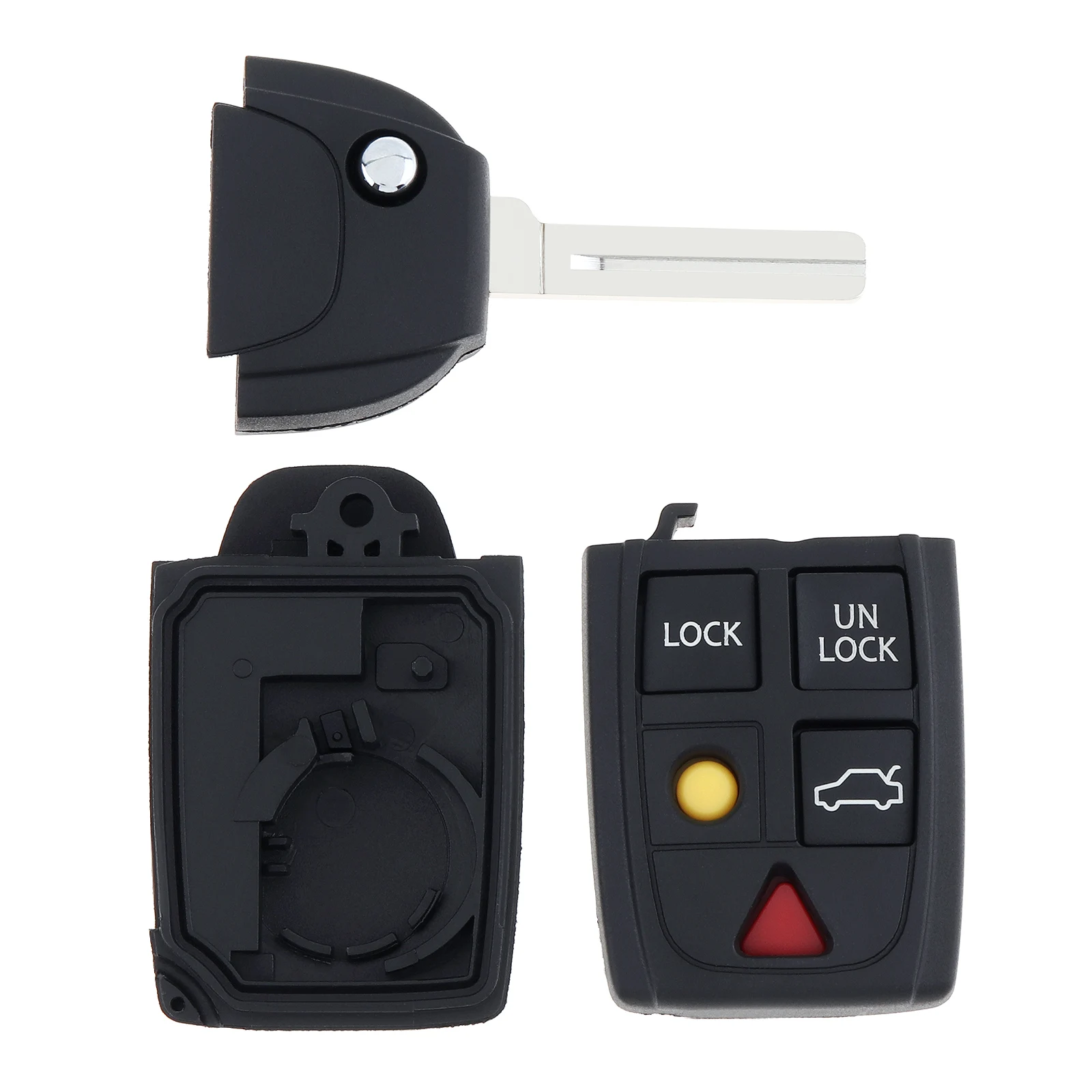 Carcasa llave Volvo S60 S80 V70 XC90 - tapa plegable - imagen 4