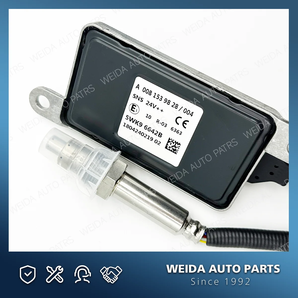 5WK96642B A 0081539828   Sensor NOX Sensor de oxígeno y nitrógeno para camión Mercedes-Benz Actros Atego - imagen 2