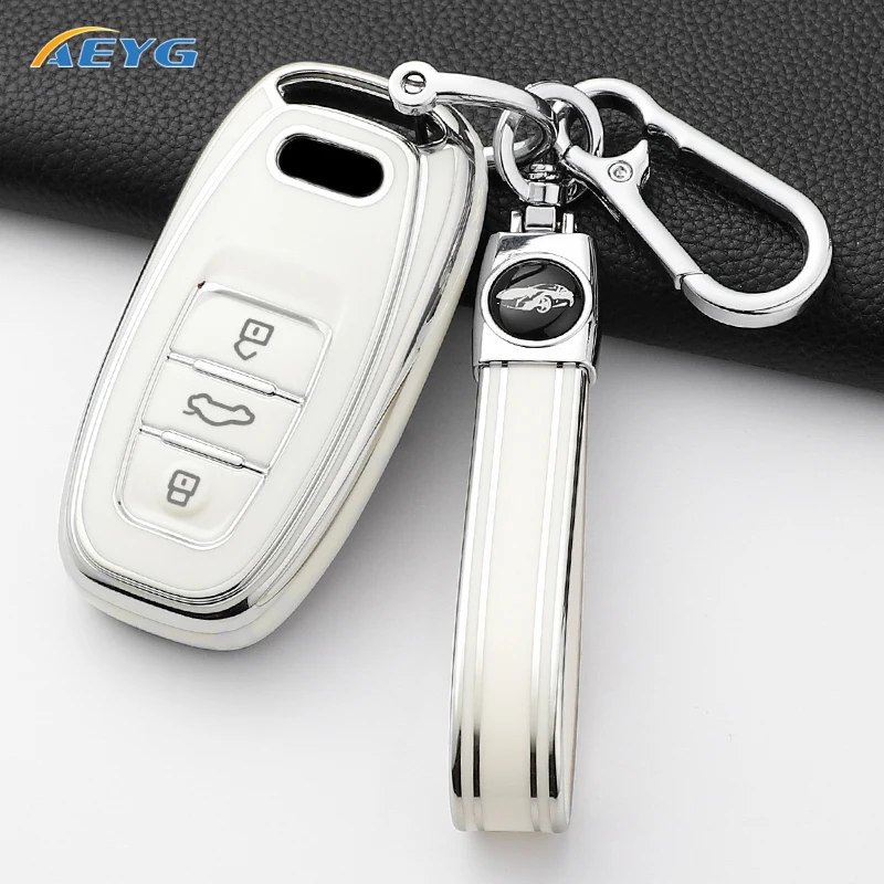 Funda TPU llavero Audi compatible A1 A3 A4 Q3 Q5 - imagen 3